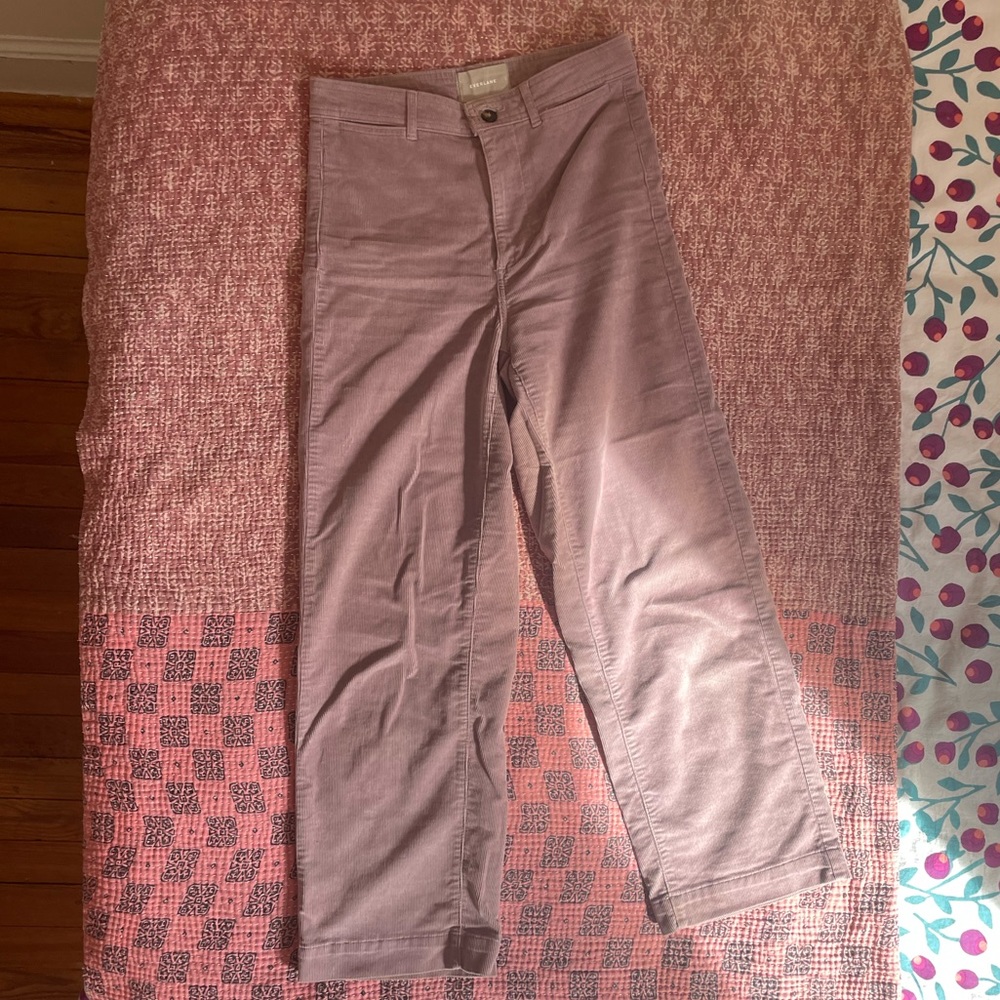 Everlane High Waist Wide Leg Corduroys